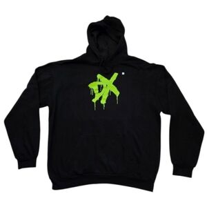 WWE Black D-Generation X Spray‎ Paint Logo Pullover Hoodie